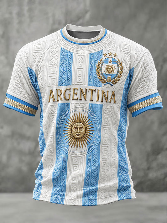 Men's Argentina Football Short sleeve t-shirt