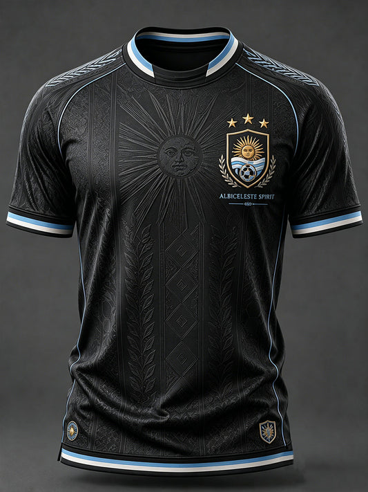 Men's Argentina Football Short Sleeve T-shirt