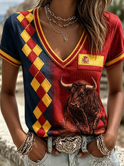 Women's short-sleeved T-shirt