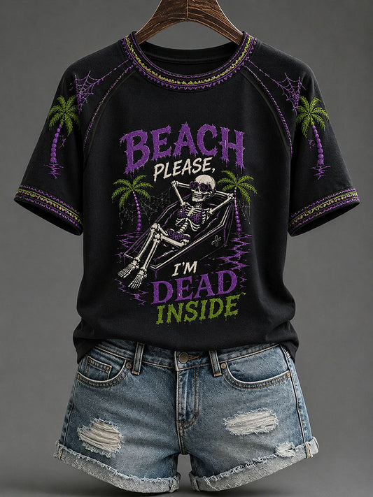 Women's Summerween Print Casual T-Shirt