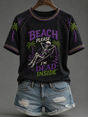 Women's Summerween Print Casual T-Shirt