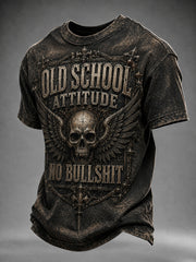 Men's Old Fuckers Club Printed Casual T-shirt