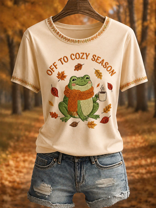 Women's Autumn Printed T-shirt