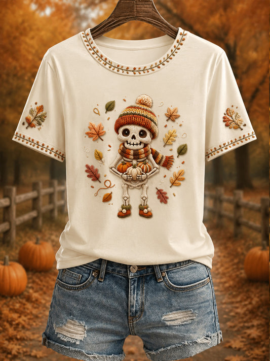 Women's Autumn Printed T-shirt
