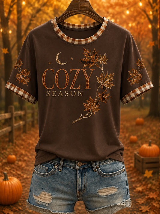 Women's Autumn Printed T-shirt