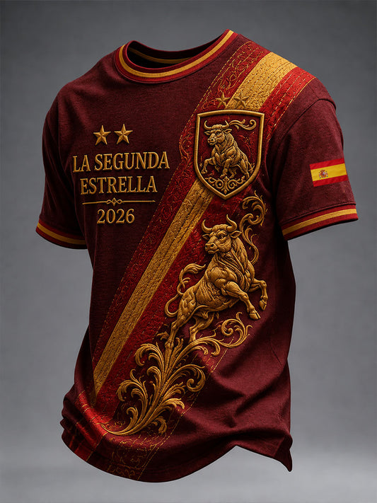 Men's LA SEGUNDA ESTRELLA 2026 Short Sleeves T-shirt
