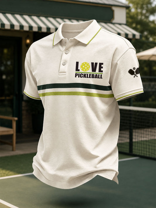 Men's Pickleball Polo Shirt