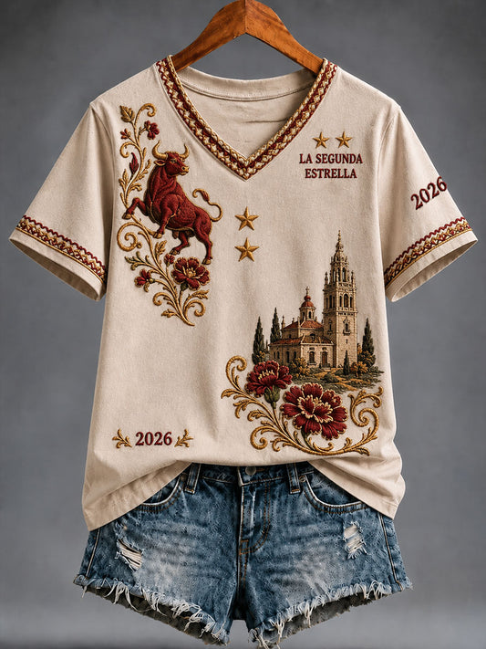 Women's LA SEGUNDA ESTRELLA 2026 Short-sleeved T-shirt