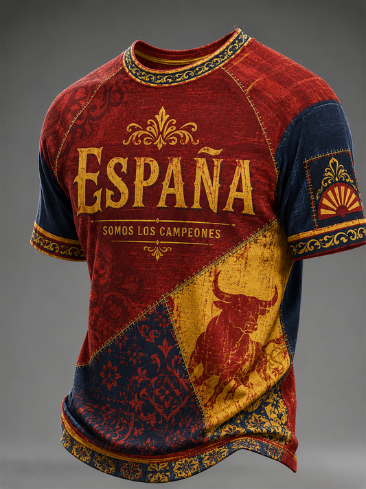 Men's Somos los campeones Printed short sleeve t-shirt