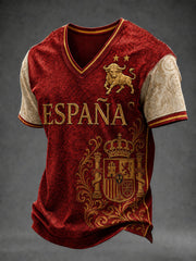 Men's ESPAÑA Champion V-neck T-shirt