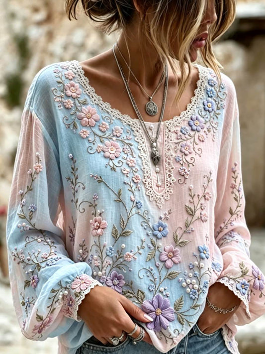 Women's Cotton-Linen Shirt
