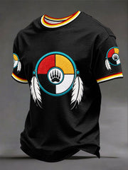 Men's Native Medicine Wheel T-Shirts