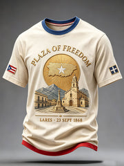 Men's Puerto Rico Grito de Lares Day Printed T-shirt
