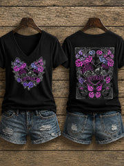 Women's Motorcycle Rally Printed T-shirt