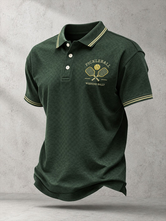Men's Pickleball Polo Shirt