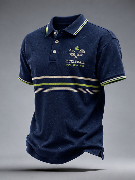 Men's Pickleball Polo Shirt