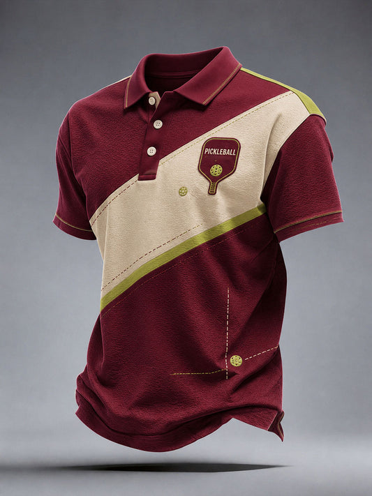Men's Pickleball Polo Shirt