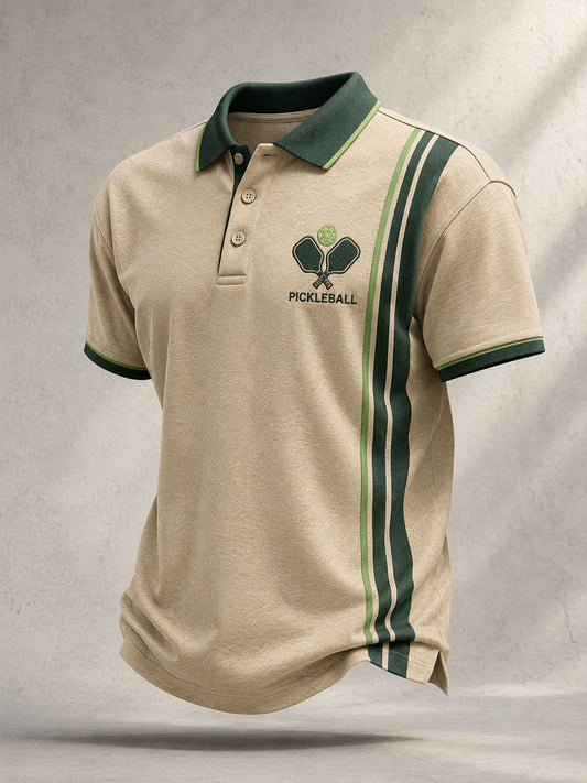 Men's Pickleball Polo Shirt
