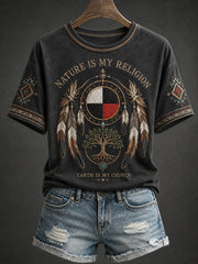 Women's Indigenous Art T-Shirt