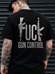 Men's FUCK GUN CONTROL Graphic t-shirt