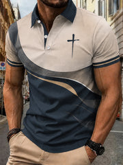 Men's Faith Print Casual Top