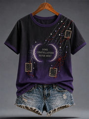 Women's Japanese Art Books Reading Lover Printed T-shirt