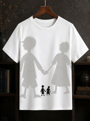 Unisex Japanese Art Books Reading Lover Printed T-shirt