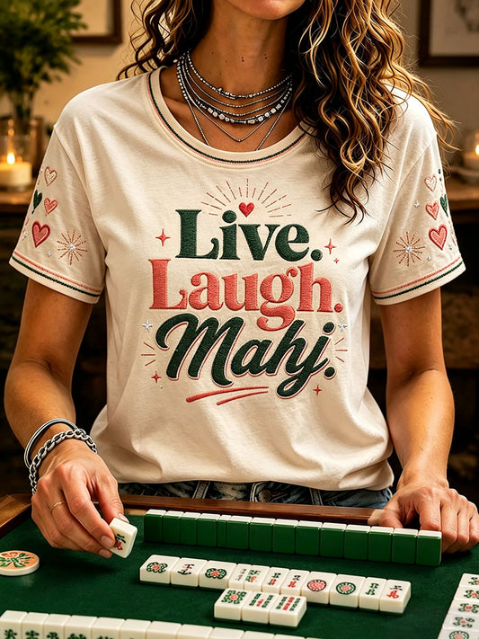Women's Mahjong Casual T-Shirts