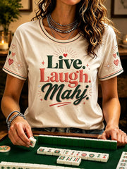 Women's Mahjong Casual T-Shirts