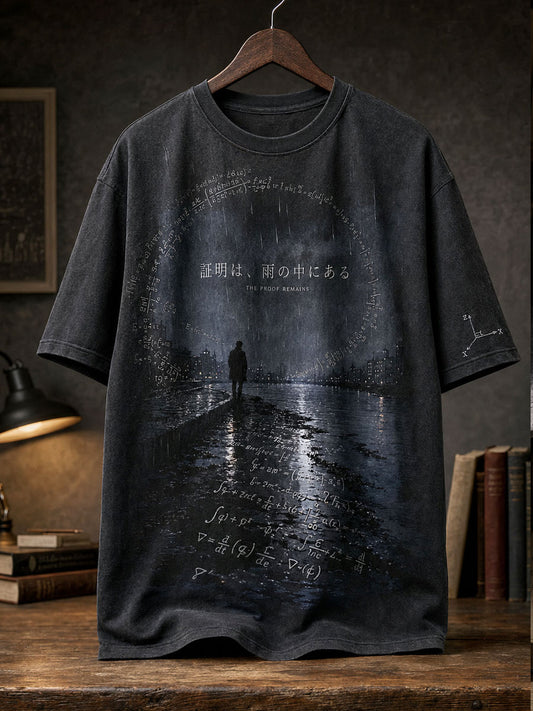 Unisex Japanese Books Reading Lover Art Printed T-shirt