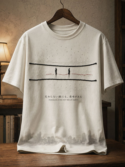 Unisex Japanese Books Reading Lover Art Printed T-shirt