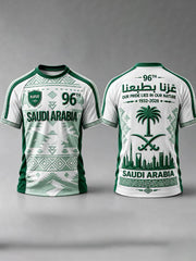 Men's Saudi Arabia's 96th National Day Our Pride Lies in Our Nature t-shirt