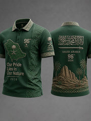 Men's Saudi Arabia's 96th National Day polo shirt