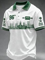 Men's Saudi Arabia's 96th National Day polo shirt