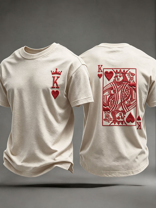 Men's Poker KING Casual T-Shirts
