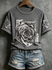Women's Poker Casual T-Shirts