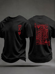 Men's Poker KING Casual T-Shirts