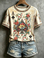 Women's Poker Casual T-Shirts
