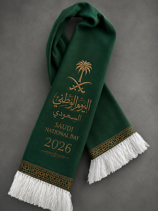 Unisex celebrating the 96th Saudi National Day scarf
