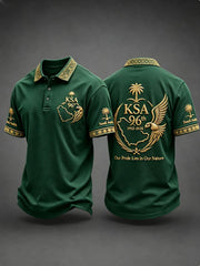 Men's Saudi Arabia's 96th National Day polo shirt