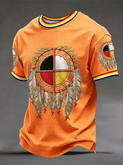 Men's Indigenous Medicine Wheel T-Shirts