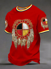 Men's Indigenous Medicine Wheel T-Shirts