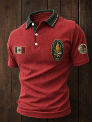 Men's Mexico Independence Day 1810 Art Printed Casual Tops