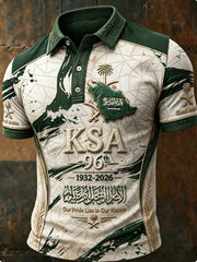 Men's Saudi Arabia's 96th National Day polo shirt