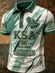 Men's Saudi Arabia's 96th National Day polo shirt