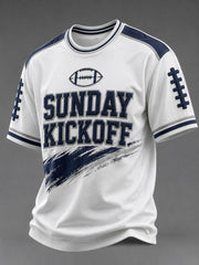 Men's Football SUNDAY KICKOFF Printed T-shirt