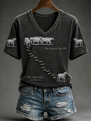 Women's He Leaves The 99 For The One Short-sleeved T-shirt
