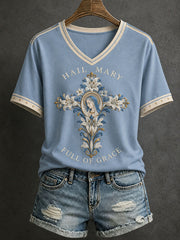 Women's Hail Mary Full Of Grace T-shirt