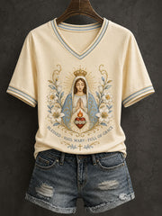 Women's Hail Mary Full Of Grace T-shirt