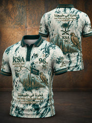 Men's Saudi Arabia's 96th National Day polo shirt